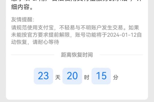 支付宝提现冻结什么意思