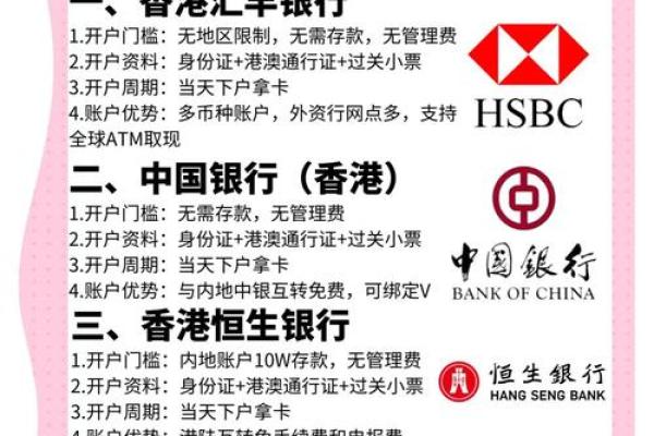 如何开通香港银行账号