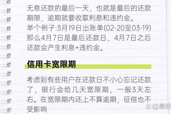 民生银行信用卡还款宽限期