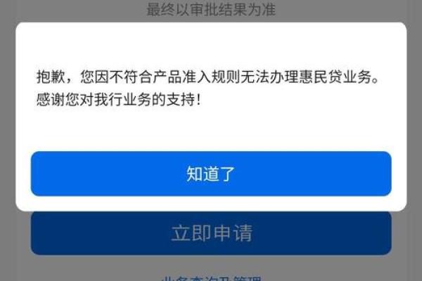惠民贷有额度借不出来