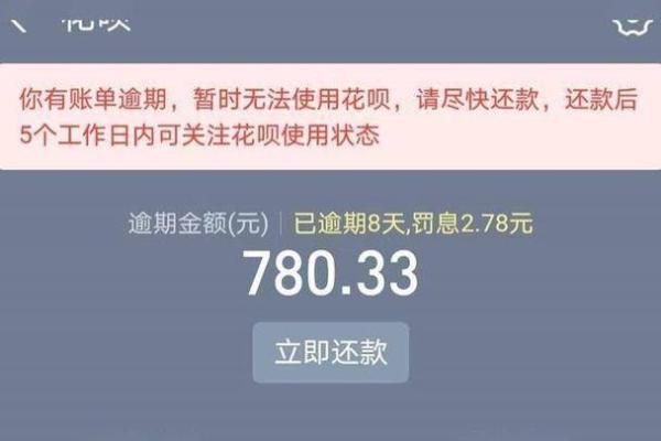 花呗还不上有什么后果