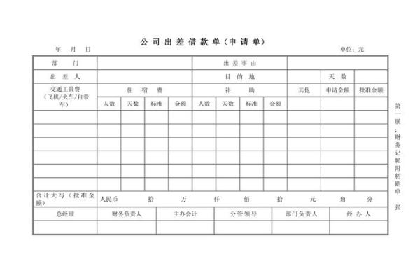 借款单属于什么凭证