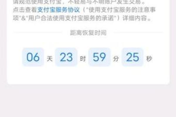 支付宝登不上去被限制