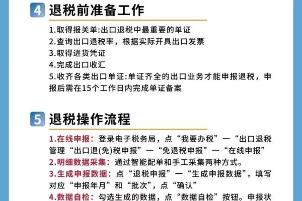 进出口企业退税流程