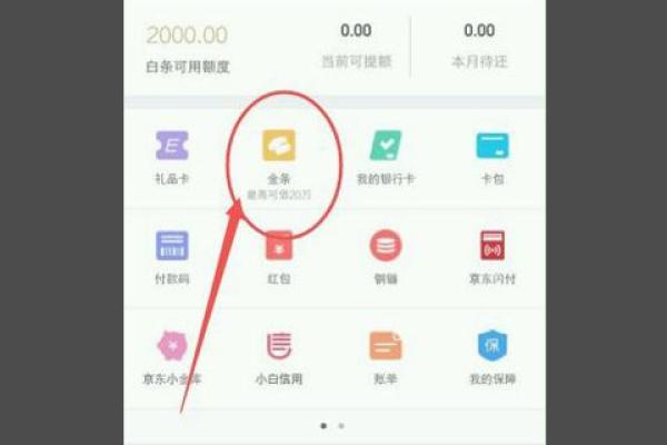 京东金条怎么借钱