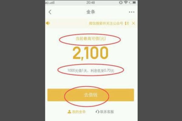 京东金条怎么借钱