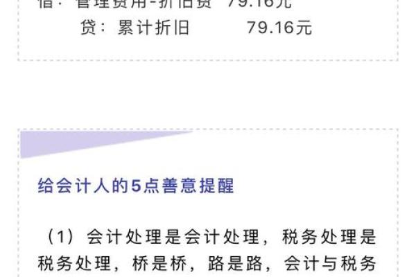 累计折旧增加记哪方