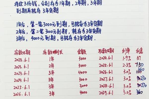 银行存一万一年利息是多少