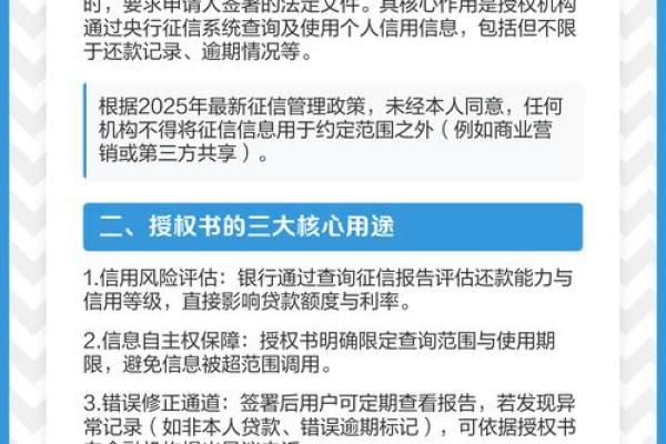 征信授权是什么意思啊