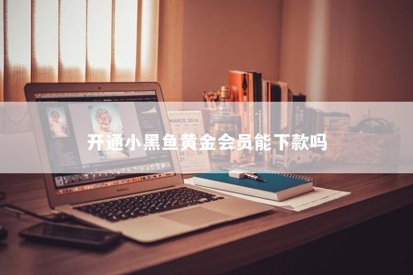 开通小黑鱼黄金会员能下款吗
