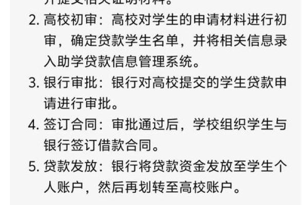 助学贷款申请条件