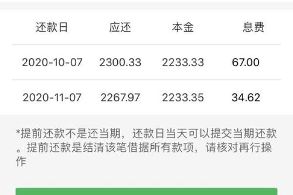 微零花怎么还款